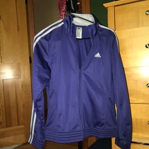 Warm up zip up jacket